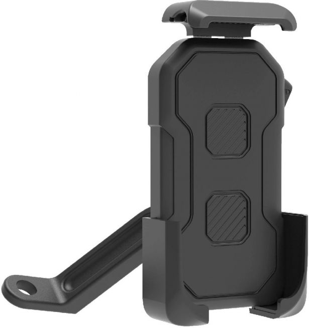 Cell Phone Mount - 2 Corner & Upper Support Profile, 4.5-7.2 Inch Phones, 20-30mm Handlebar Mount