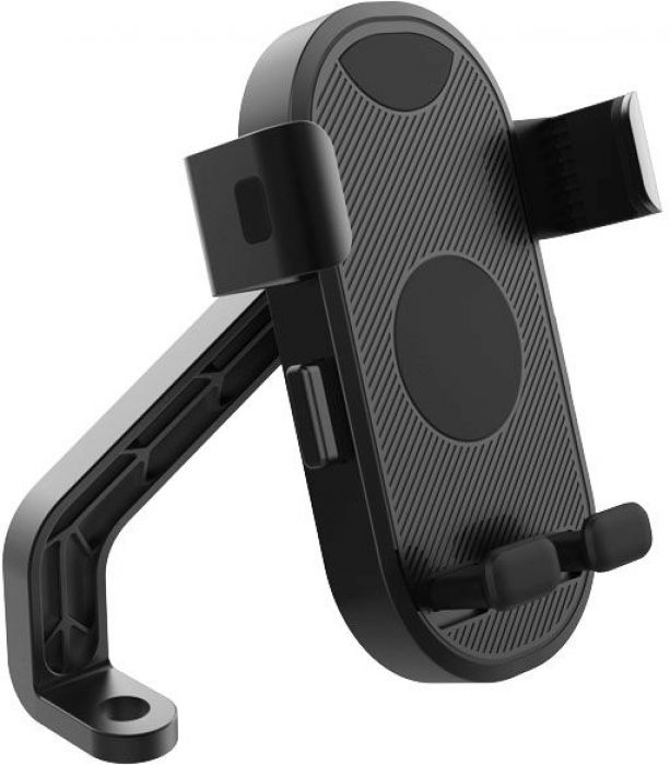 Cell Phone Mount - Side & Bottom Support Profile, 4.5-7.2 Inch Phones, 20-30mm Handlebar Mount