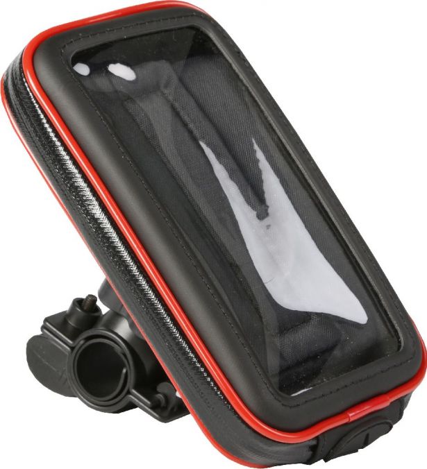 Touchscreen Cell Phone Mount - Universal, Waterproof, Mount Type 1 *Includes Charger