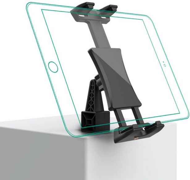 Tripod Mount - Phone & Tablet Stand, Selfie Stick, Upper and Lower Support Profile, Threaded Mounts