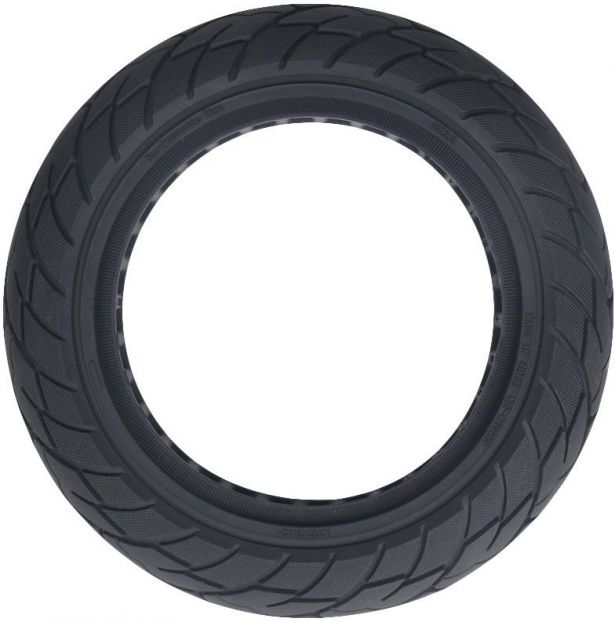 Tire - 10x2.5, Line Honeycomb, Solid, Rim Groove Width 34mm