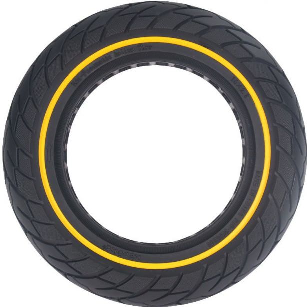 Tire - 10x2.5, Line Honeycomb, Solid, Rim Groove Width 34mm