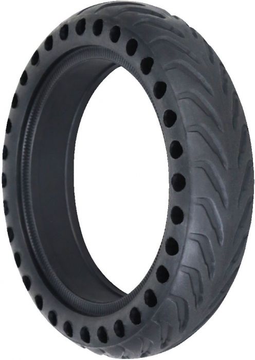 Tire - 8.5x2, Circular Honeycomb, Solid, Black