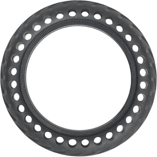 Tire - 8.5x2, Circular Honeycomb, Solid, Black