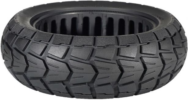 Tire - 10x2.75, Line Honeycomb, Solid, Offroad Tread, Rim Groove Width 53mm