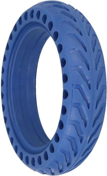 Tire - 8.5x2, Circular Honeycomb, Solid, Blue