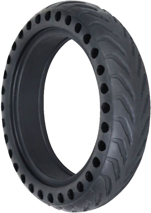 Tire - 8.5x2, Circular Honeycomb, Solid, Red