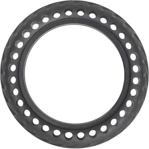 Tire - 8.5x2, Circular Honeycomb, Solid, Red