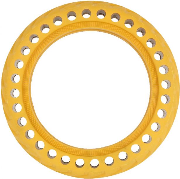 Tire - 8.5x2, Circular Honeycomb, Solid, Red
