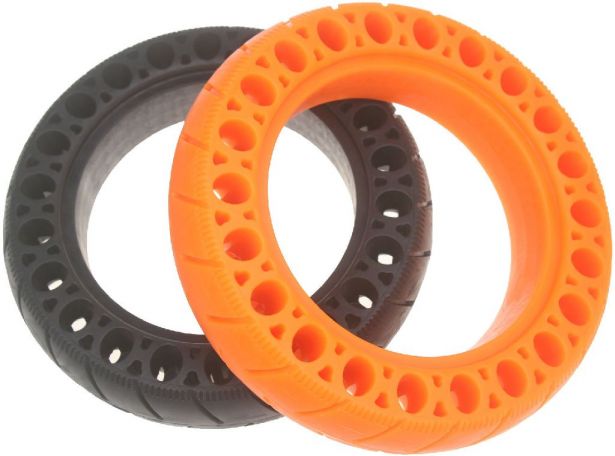 Tire - 9.5x2, Circular Honeycomb, Solid, Black