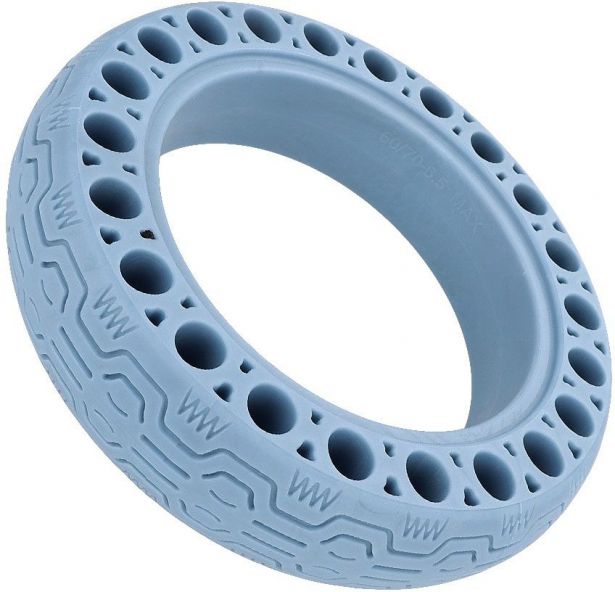 Tire - 10x2.5, 60/70-6.5, Circular Honeycomb, Solid, Black, G30