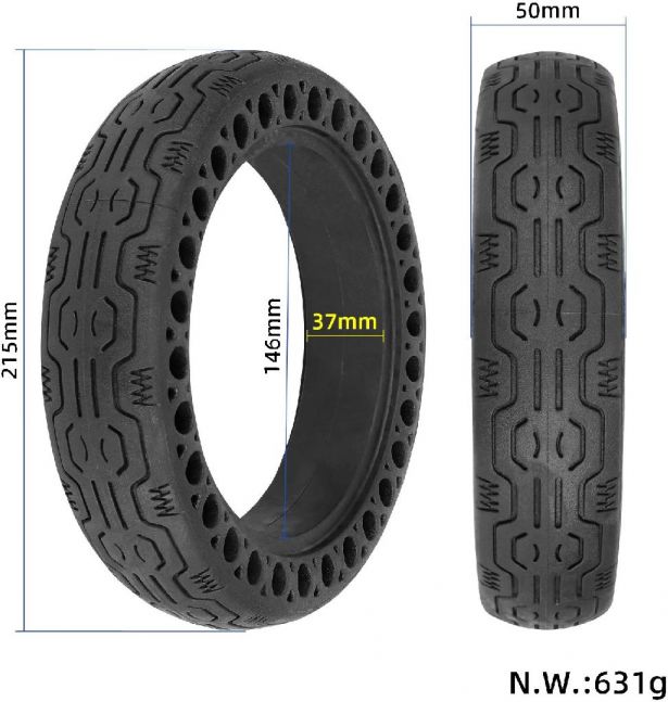 Tire - 9x2, Solid