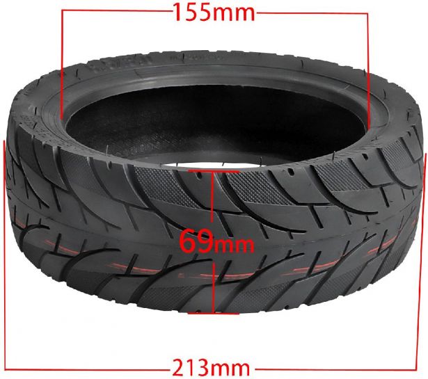 Tire - 8.5x3 with Valve, Offroad, Medium Grip Tread