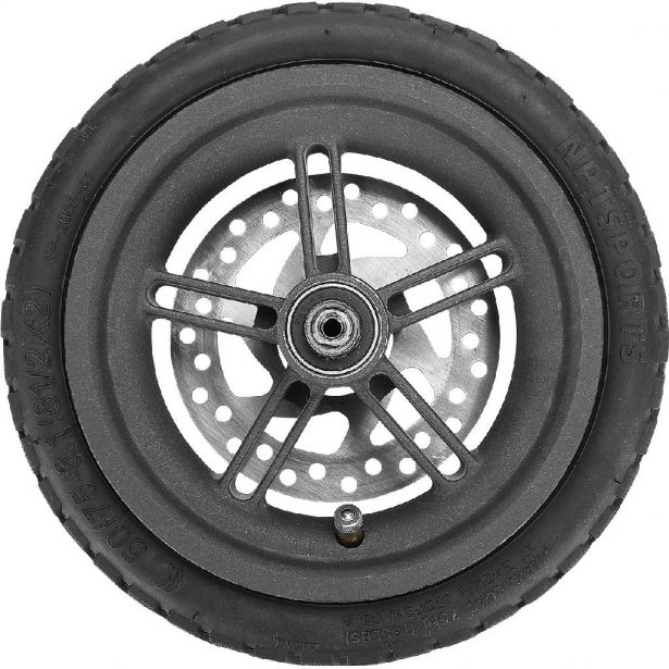 Tire - 8.5x2, 50/75-6.1 tire with Valve, Offroad / Winter / Snow, High Grip Tread
