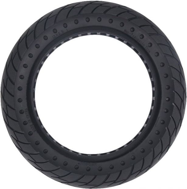 Tire - 12x2.5, Bihoneycomb, Solid, Rim Groove Width 25mm