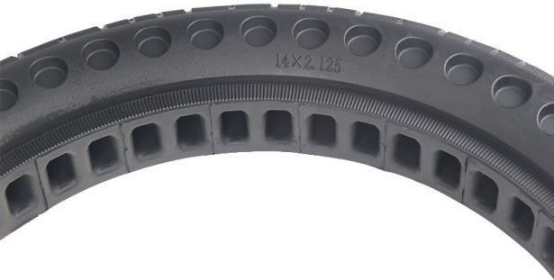 Tire - 14x2.125, Bihoneycomb, Solid, Rim Groove Width 29mm