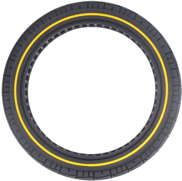 Tire - 16x2.125, Line Honeycomb, Solid, Rim Groove Width 30mm