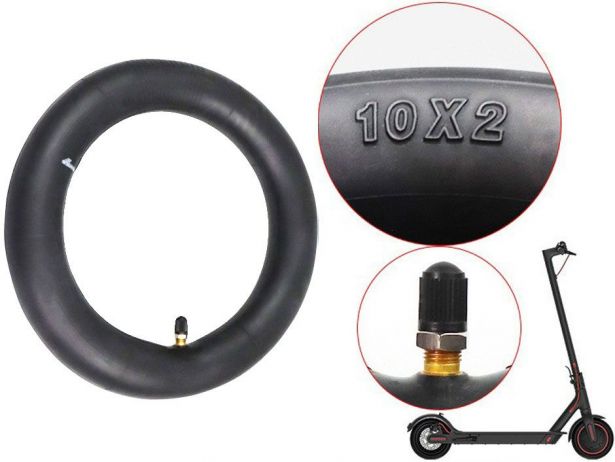 Inner Tube - 10x2 with Straight Valve Stem