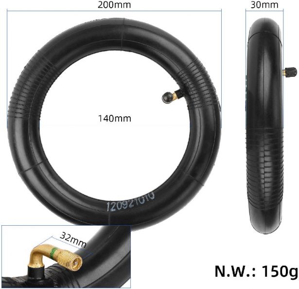 Inner Tube - 8.5x2 with 90 Degree Valve Stem