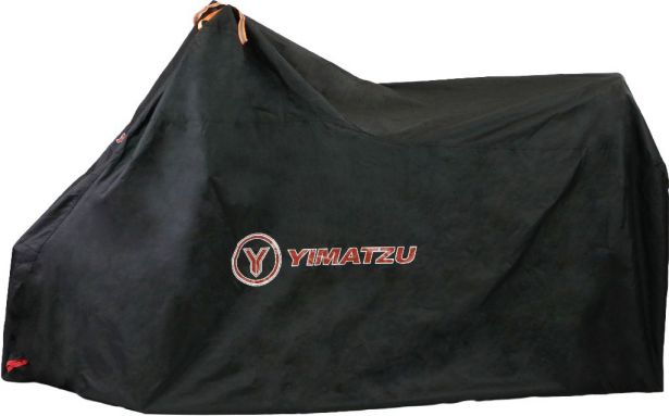 Yimatzu Cover Collection - Motorcycle / Scooter Cover, 210D, 80gsm, Oxford, PU1000mm Coated, XL, Black