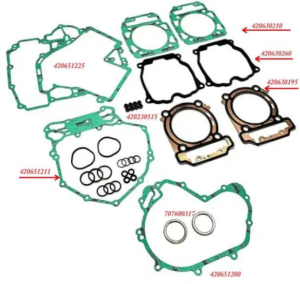 Complete Gasket - Can-Am 800cc UTV