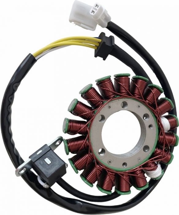 Stator - Magneto Coil Assembly, Suzuki LTR 450 & 450Z QuadRacer 2006-2009, 32101-45G00, 32101-45G10, 32101-45G11