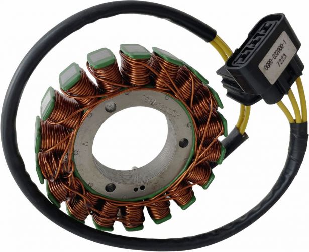 Stator - Magneto Coil Assembly, CF Moto CForce 450, CF500, CForce 550, UForce 550, ZForce 550, CForce 625, 0GRB-032000-10000