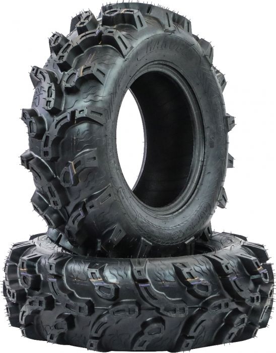 Tire - Hakuba Ibex Offroad, 25x8-12, 6 Ply, Zilla Style, Super Mud Lugs, ATV / UTV