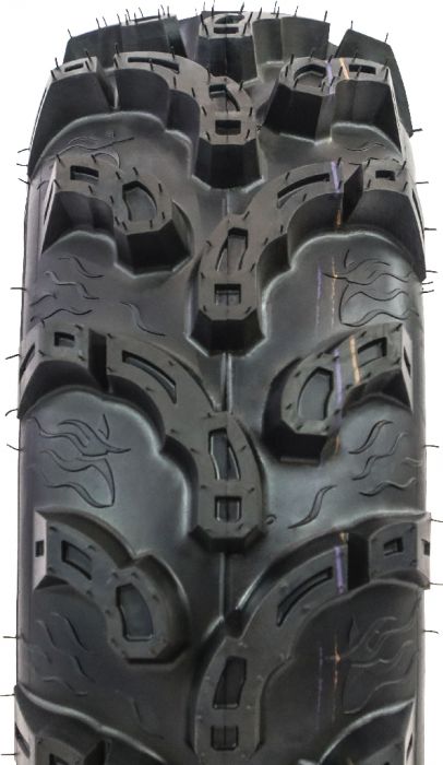 Tire - Hakuba Ibex Offroad, 25x8-12, 6 Ply, Zilla Style, Super Mud Lugs, ATV / UTV