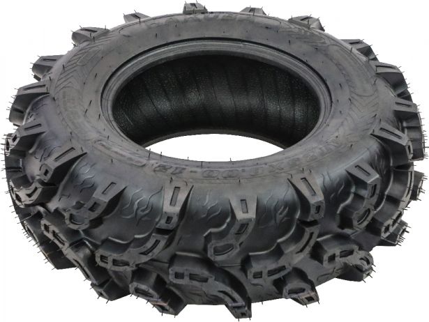 Tire - Hakuba Ibex Offroad, 25x8-12, 6 Ply, Zilla Style, Super Mud Lugs, ATV / UTV