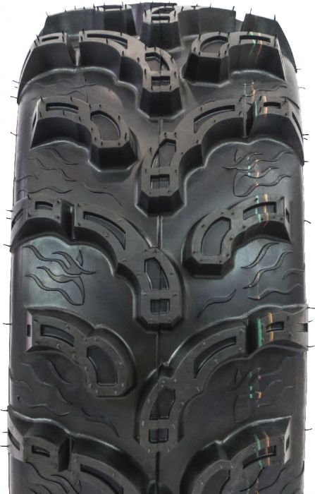 Tire - Hakuba Ibex Offroad, 25x10-12, 6 Ply, Zilla Style, Super Mud Lugs, ATV / UTV