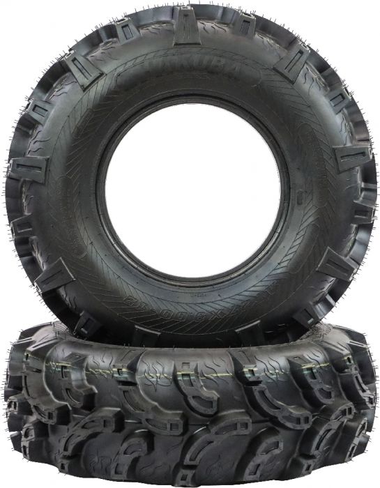 Tire - Hakuba Ibex Offroad, 27x9-12, 6 Ply, Zilla Style, Super Mud Lugs, ATV / UTV