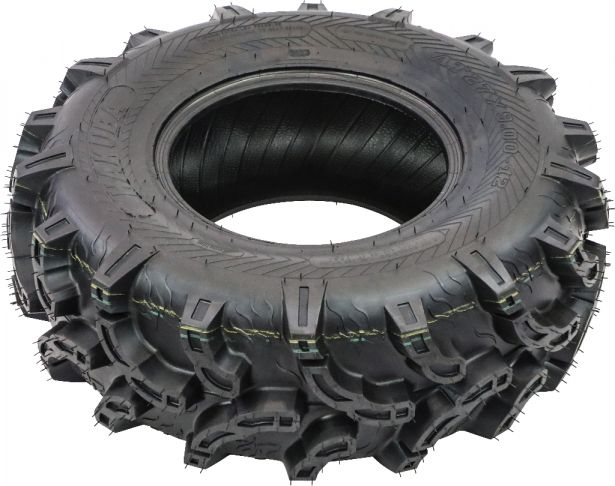 Tire - Hakuba Ibex Offroad, 27x9-12, 6 Ply, Zilla Style, Super Mud Lugs, ATV / UTV