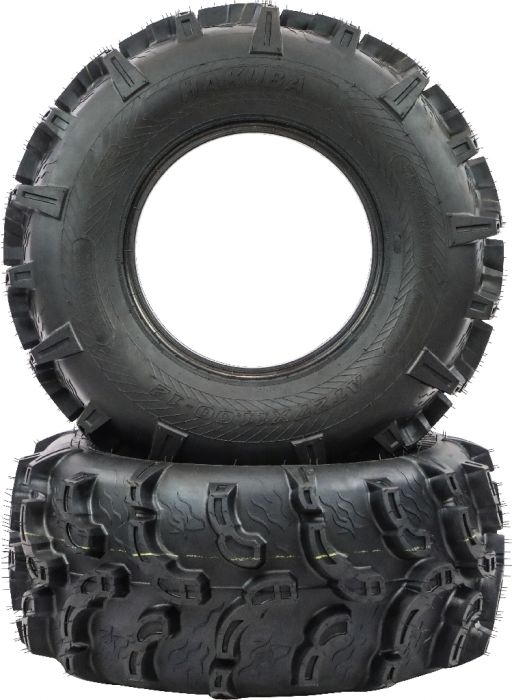 Tire - Hakuba Ibex Offroad, 27x11-12, 6 Ply, Zilla Style, Super Mud Lugs, ATV / UTV