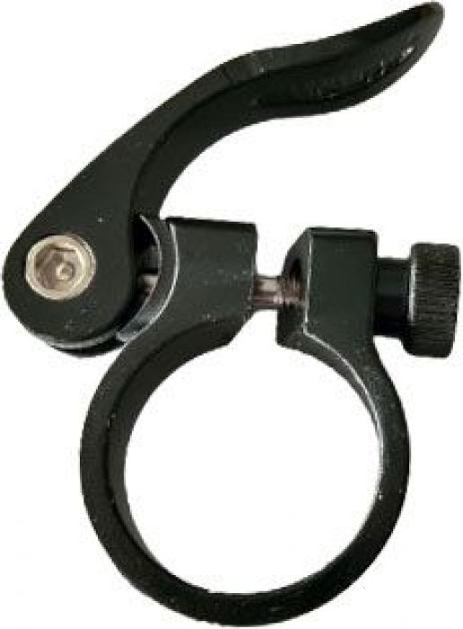 Seat Clamp - Seat Post Locking Bracket, 34.9mm, M6 x 45mm, SHOK Motors Atomik, Excursion