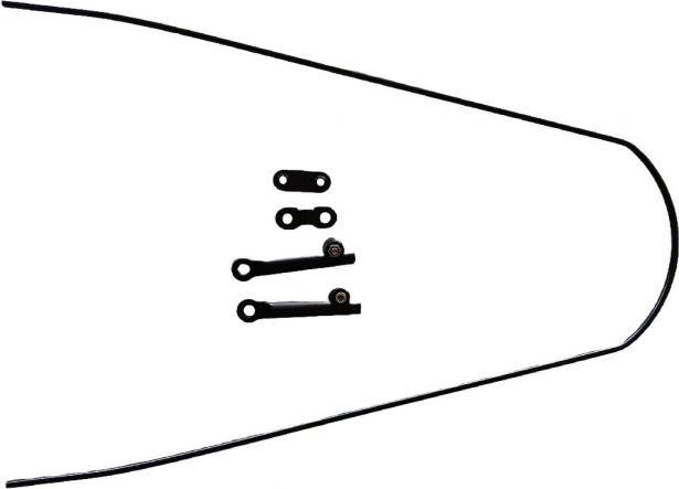 Rear Fender Brace - Rear Fender / Mudguard Support & Installation Tool, SHOK Scooters Atomik