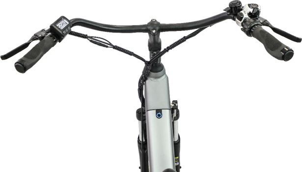 SHOK Nova - Argent, Step-Through City Ebike, 48V, 500W, 10.4Ah, 500Wh