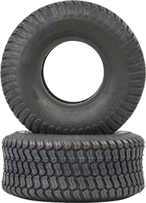 Tire - Hakuba Turftender, 15x6.00-6, 4 Ply, Lawn&Garden