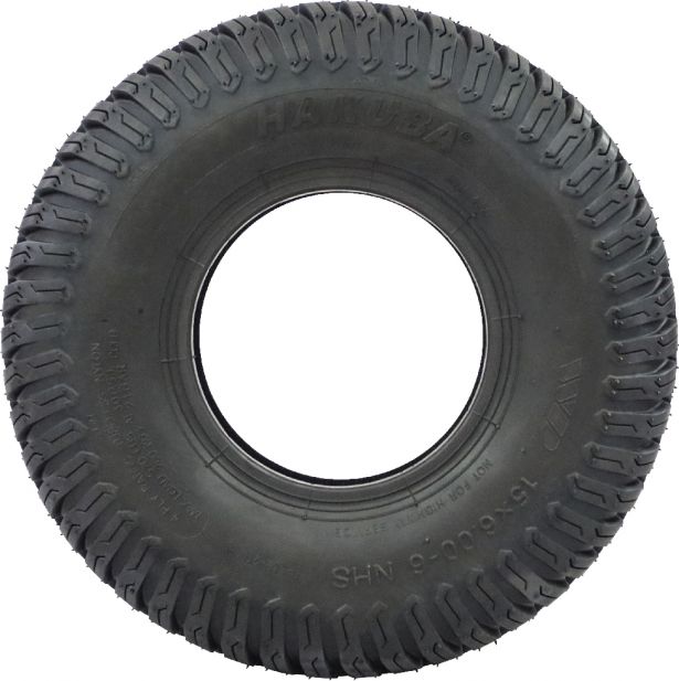 Tire - Hakuba Turftender, 15x6.00-6, 4 Ply, Lawn&Garden