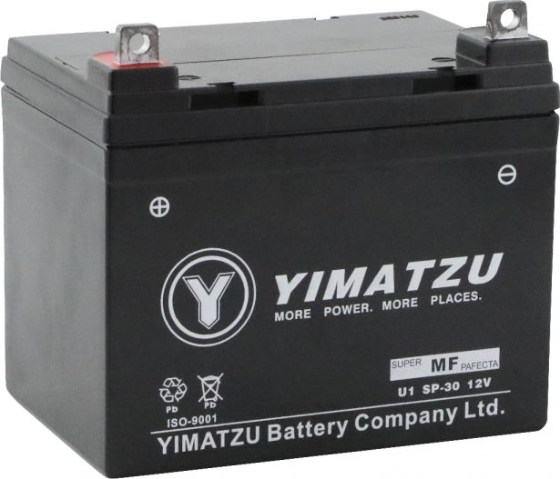 Battery - U1 SP-40 Yimatzu, Maintenance Free