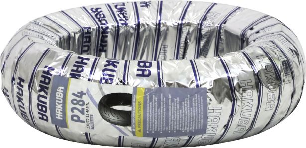Tire - Hakuba R-Series, 130/70-12, 4 Ply, Scooter / Motorcycle, Tubeless