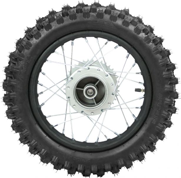 Rim and Tire Set - INCLUDES SPROCKET, Rear 12