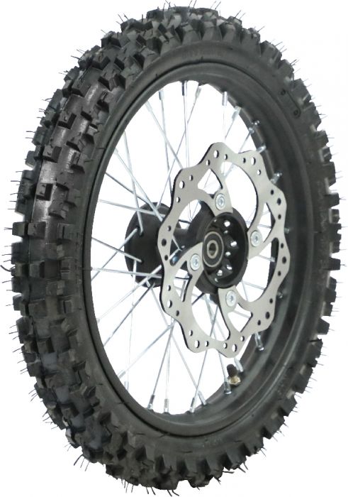 Rim and Tire Set - INCLUDES BRAKE DISC, Front 14