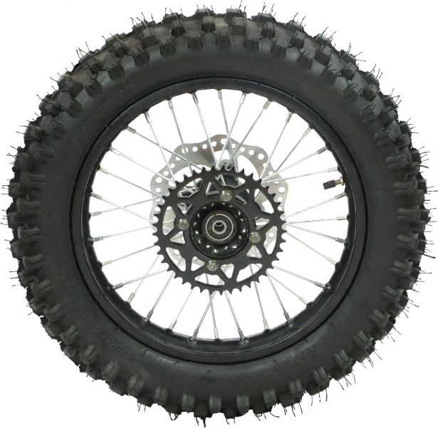 Rim and Tire Set - INCLUDES SPROCKET & DISC, Rear 14