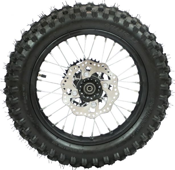 Rim and Tire Set - INCLUDES SPROCKET & DISC, Rear 14