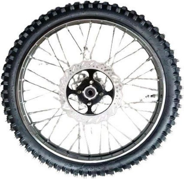 Rim and Tire Set - INCLUDES BRAKE DISC, Front 21