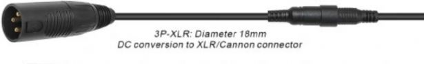 Adapter Cable - DC to 3-P Plug Cable