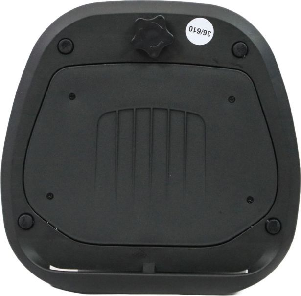 Tail Storage Box - 36L Black Motorcycle & Scooter Trunk, PHX Gen2, Quick Release, Dual Backrest, Corner Reflectors