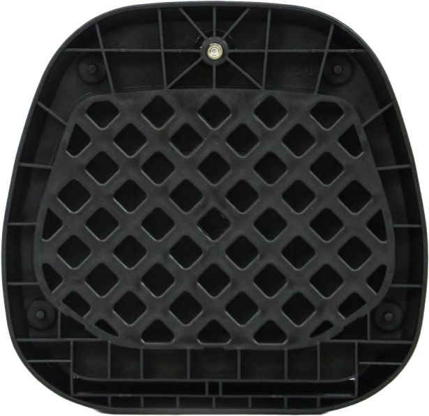 Tail Storage Box - 36L Black Motorcycle & Scooter Trunk, PHX Gen2, Quick Release, Dual Backrest, Corner Reflectors