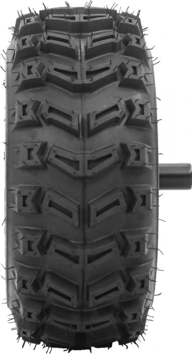 Rim and Tire Set - 15 x 6.5 - 7, Directional, Locking Pin Style, Snowblower, Garden Machine, Universal Wheel Assembly, Right Side